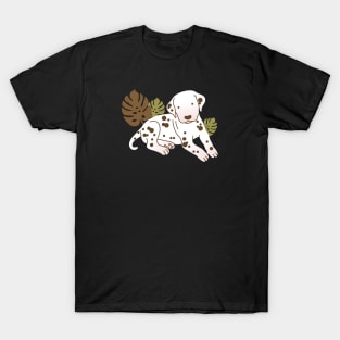 Dalmatian and plants T-Shirt